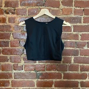 Lululemon Black Workout Crop Top - S/4